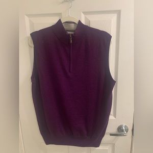 Peter Millar purple sweater vest